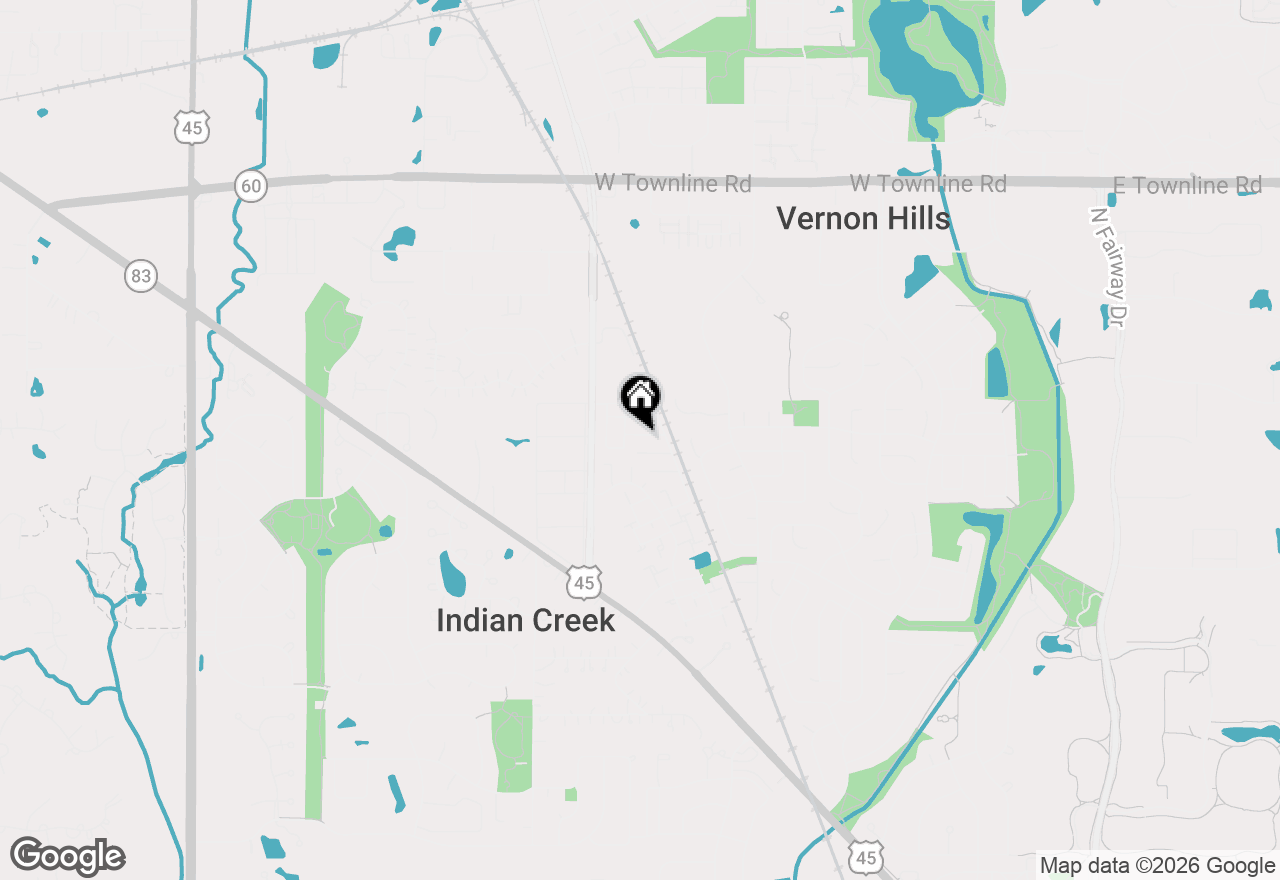 Map of 360 Farmingdale Circle, Vernon Hills, IL 60061