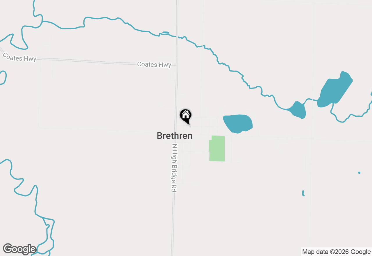 Map of 14099 Studebaker Avenue, Brethren, MI 49619
