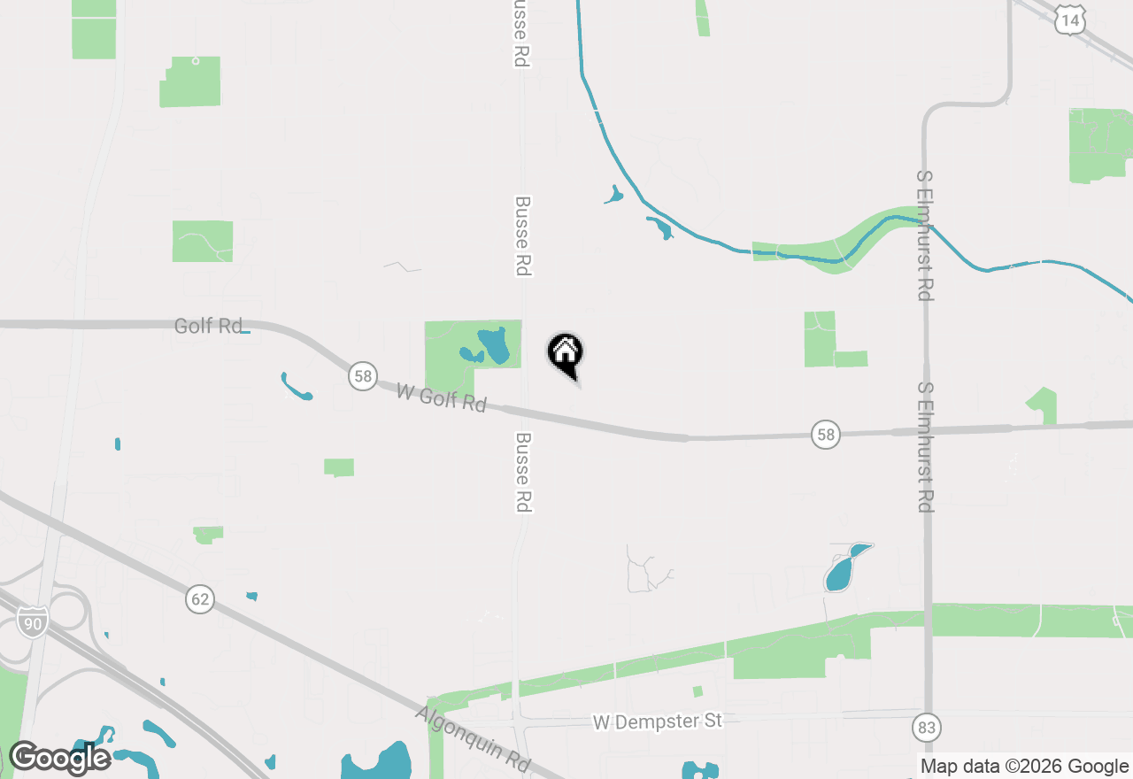 Map of 904 S Edgewood Lane, Mount Prospect, IL 60056