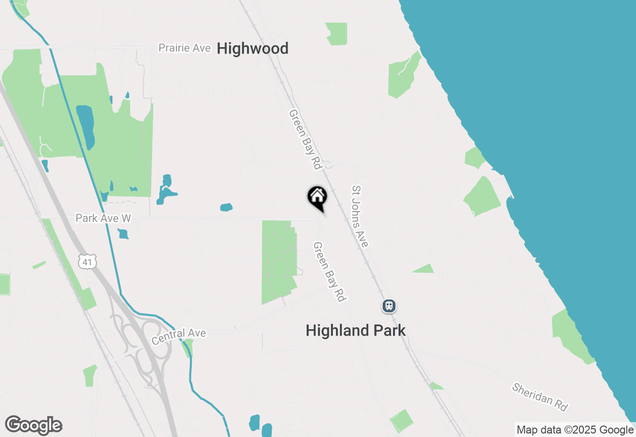 Map of 626 Homewood Avenue #105, Highland Park, IL 60035