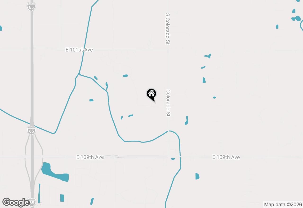 Map of 10510 Kansas Street, Crown Point, IN 46307