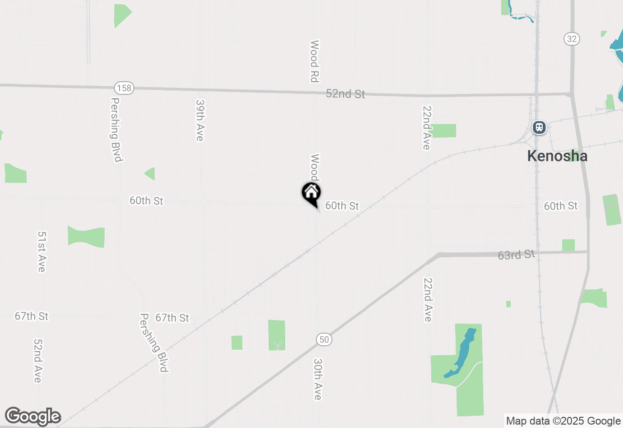 Map of 6016 30th Ave, Kenosha, WI 53142