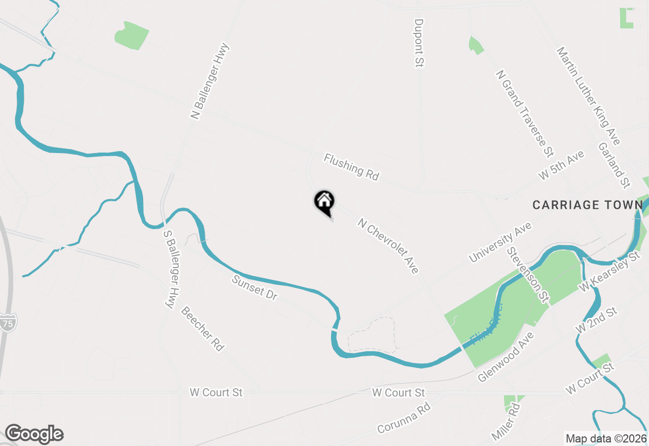 Map of 2313 Joliet Street, Flint, MI 48504