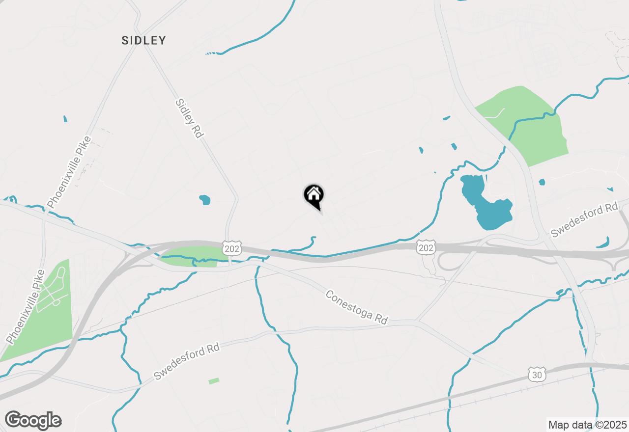 Map of 129 Alroy Road #HOMESITE 46, Malvern, PA 19355