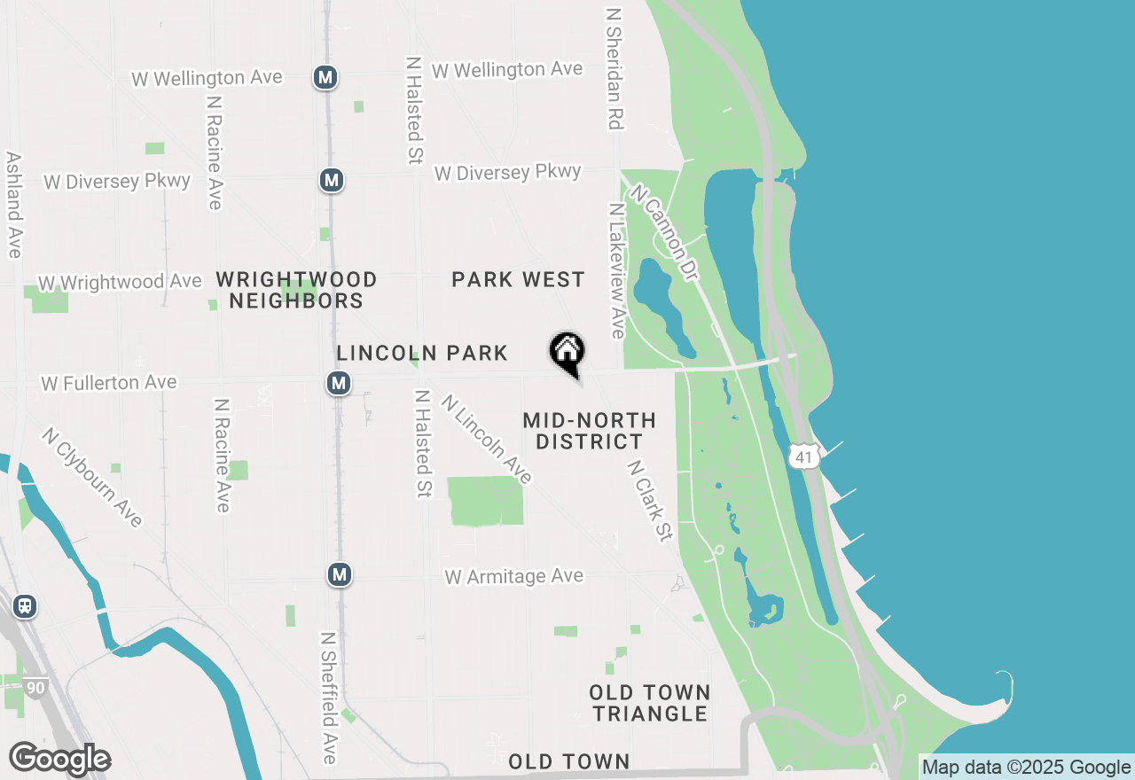 Map of 2342 N Cleveland Avenue, Chicago, IL 60614