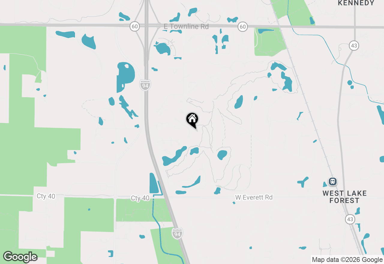 Map of 569 Greenway Drive, Lake Forest, IL 60045