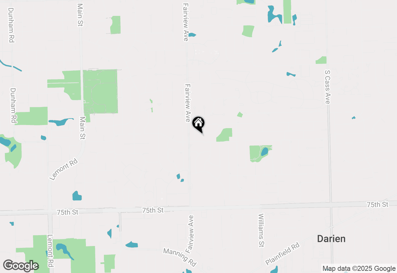 Map of 1917 Holly Avenue, Darien, IL 60561