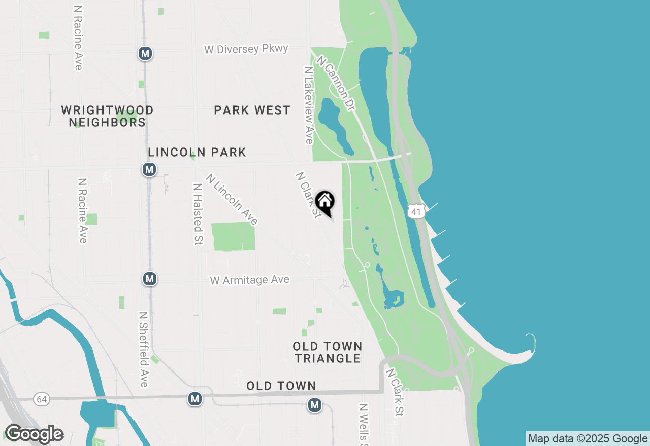 Map of 339 W Webster Avenue #3C, Chicago, IL 60614