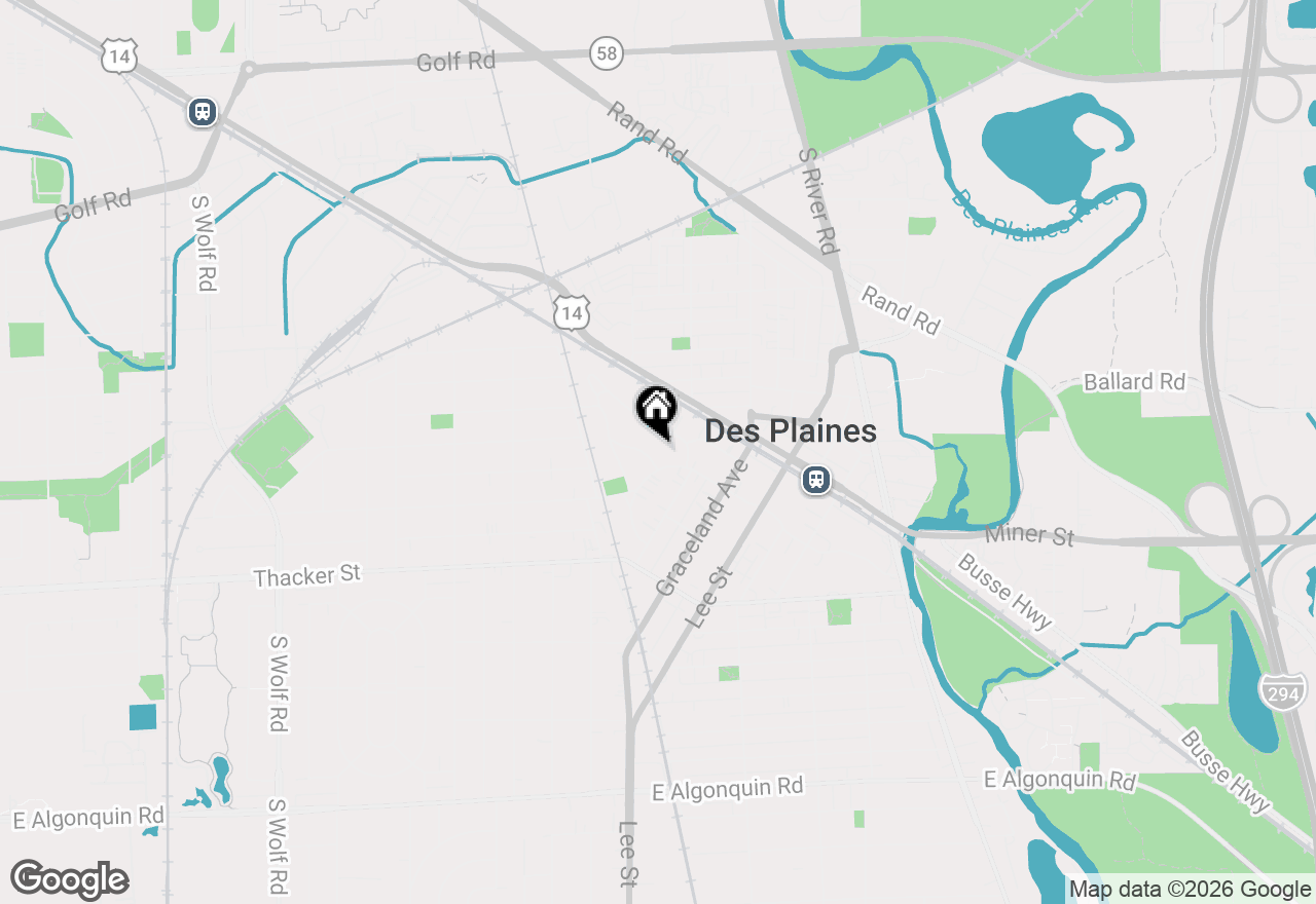 Map of 647 Parsons Avenue, Des Plaines, IL 60016