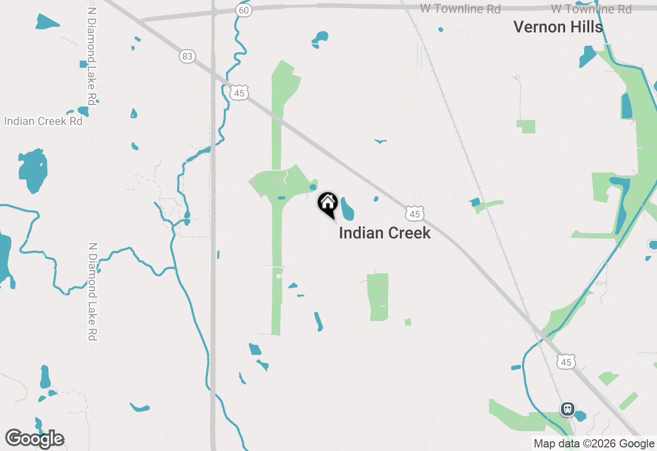 Map of 47 N Sterling Heights Road, Vernon Hills, IL 60061