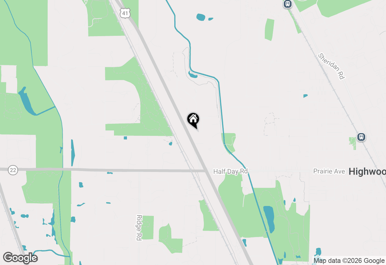 Map of 2830 Lexington Lane, Highland Park, IL 60035