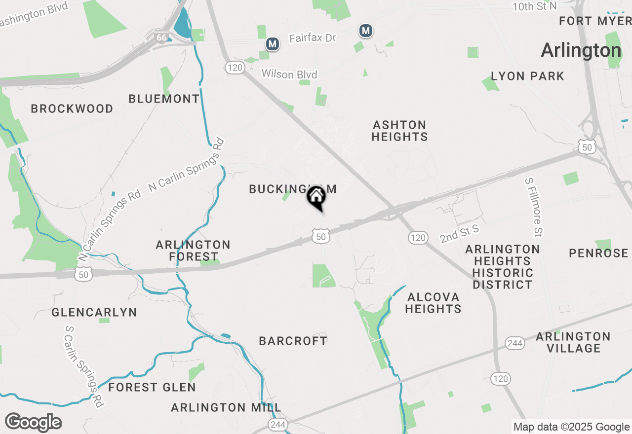 Map of 202 N George Mason Drive #2, Arlington, VA 22203
