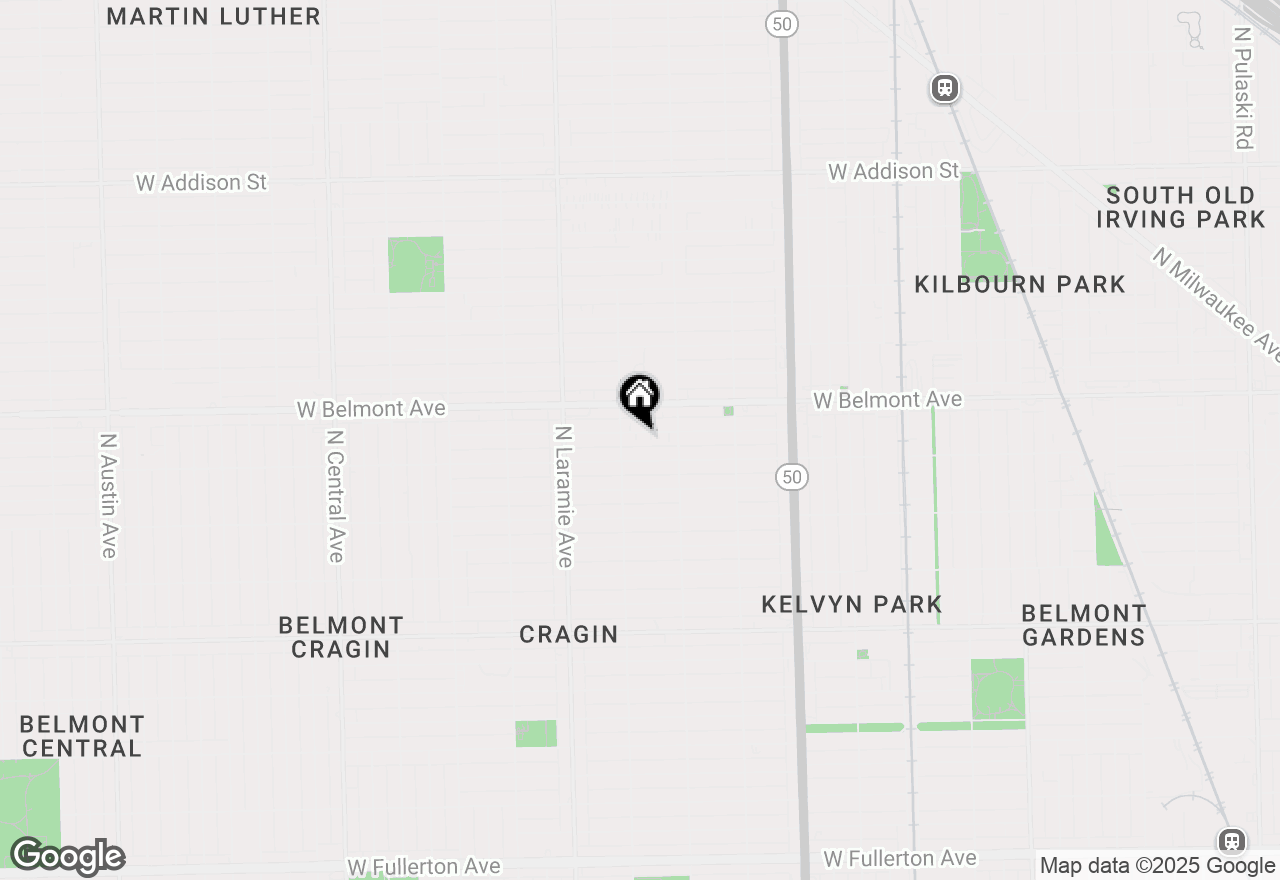 Map of 5041 W Fletcher Street, Chicago, IL 60641