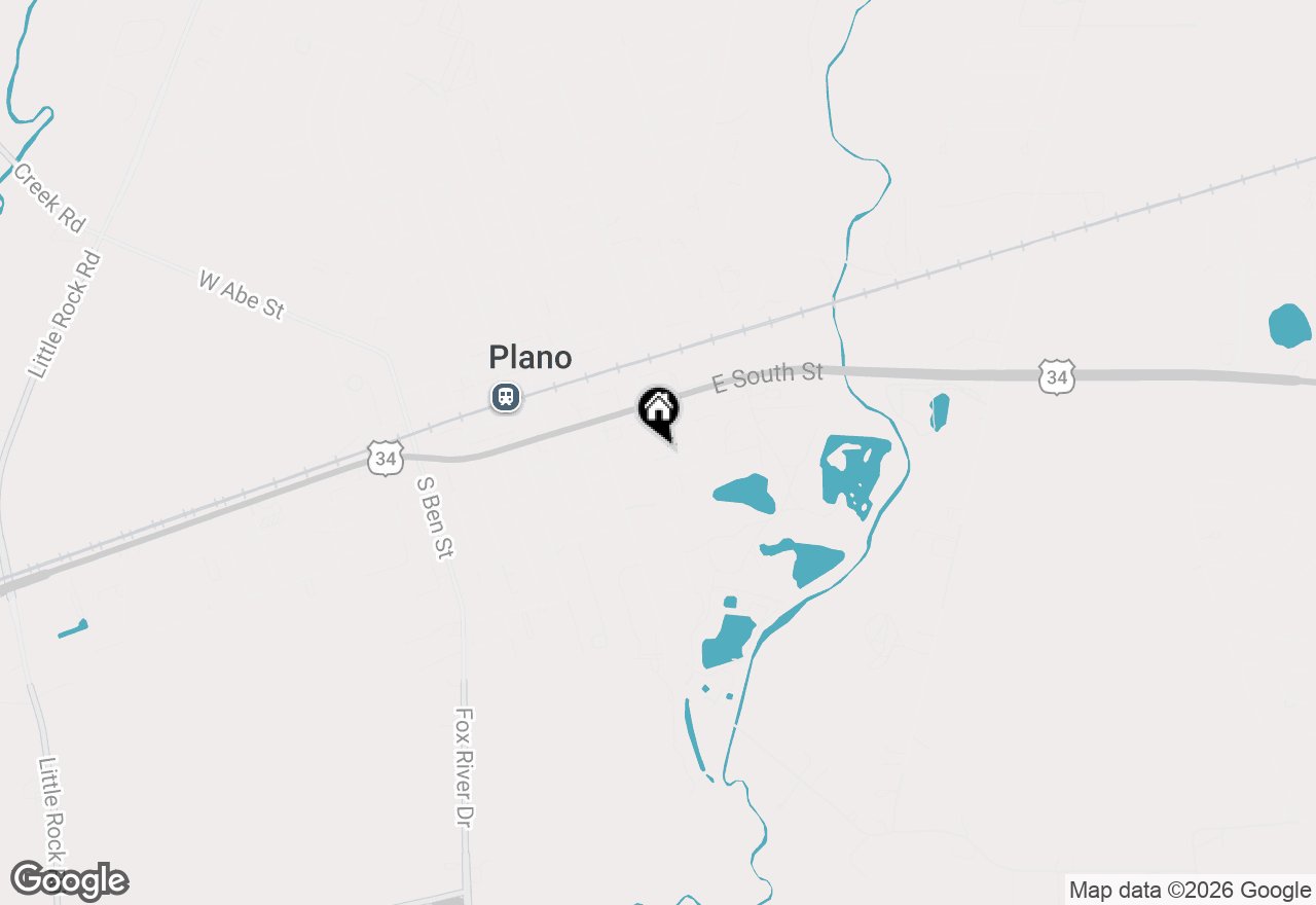 Map of 311 E Jones Street, Plano, IL 60545