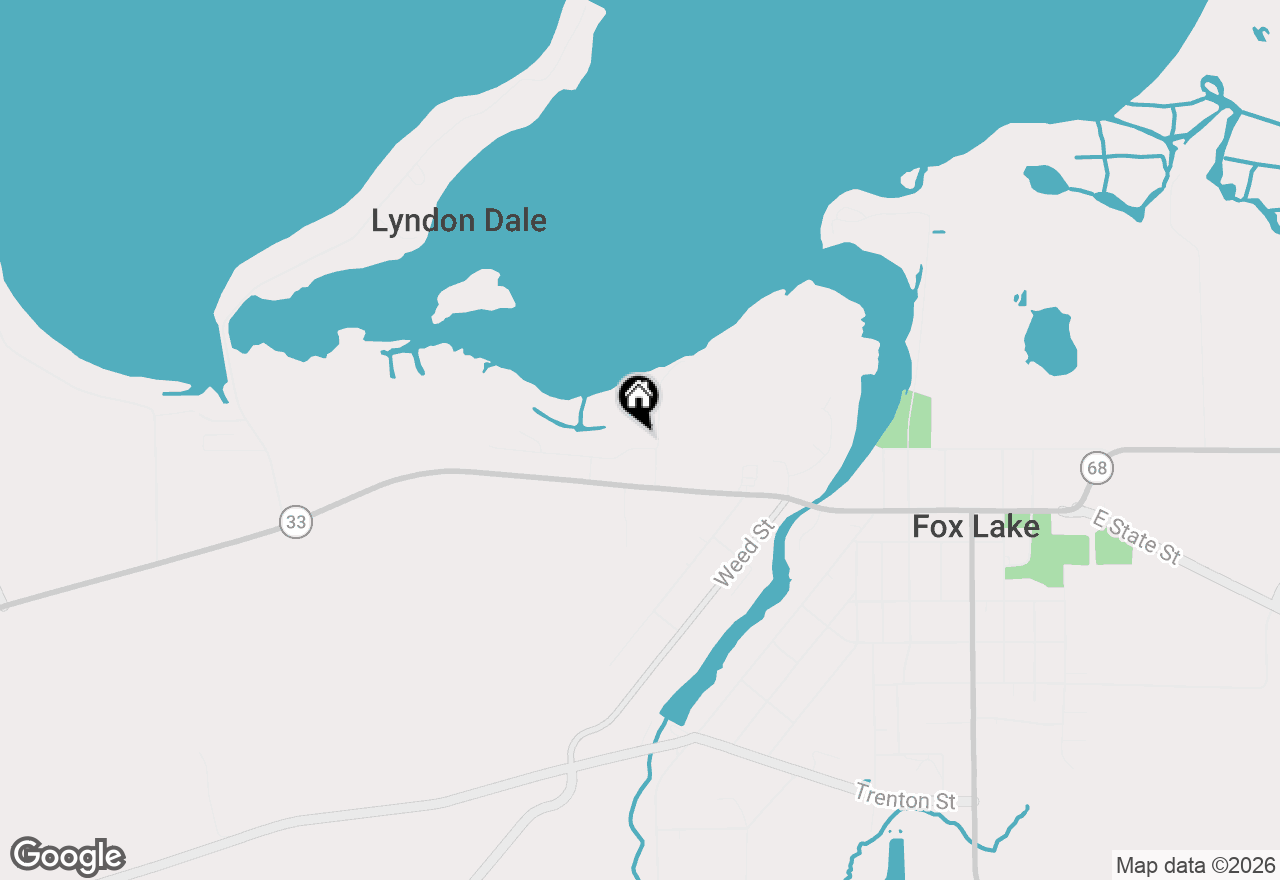 Map of 117 Linden Lane, Fox Lake, WI 53933