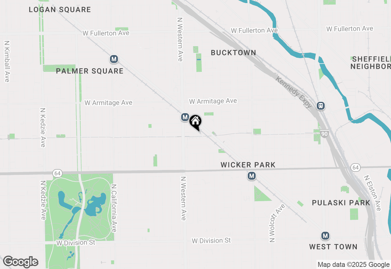 Map of 2312 W Bloomingdale Avenue #C, Chicago, IL 60647