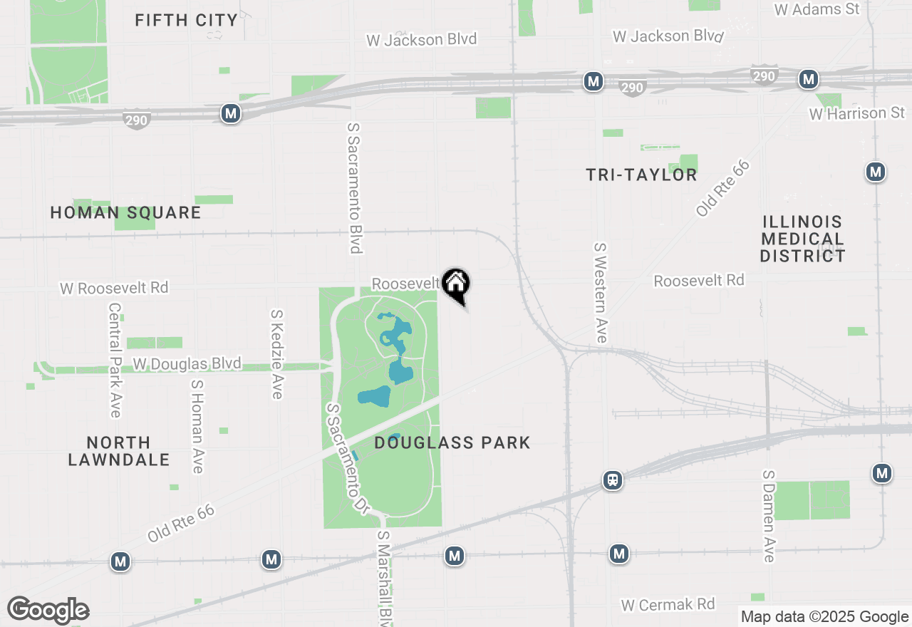 Map of 1246 S Fairfield Avenue, Chicago, IL 60608