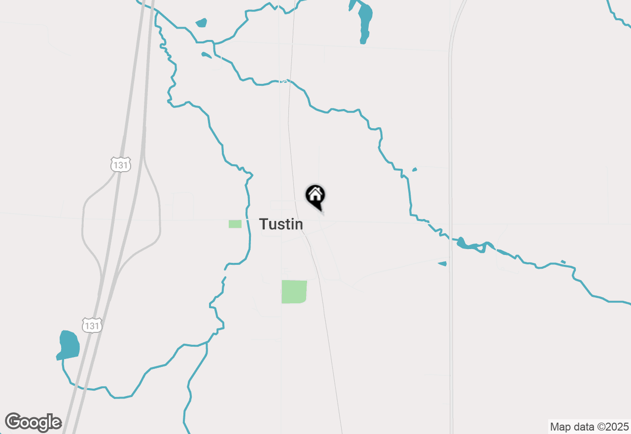 Map of 209 E Church Street, Tustin, MI 49688