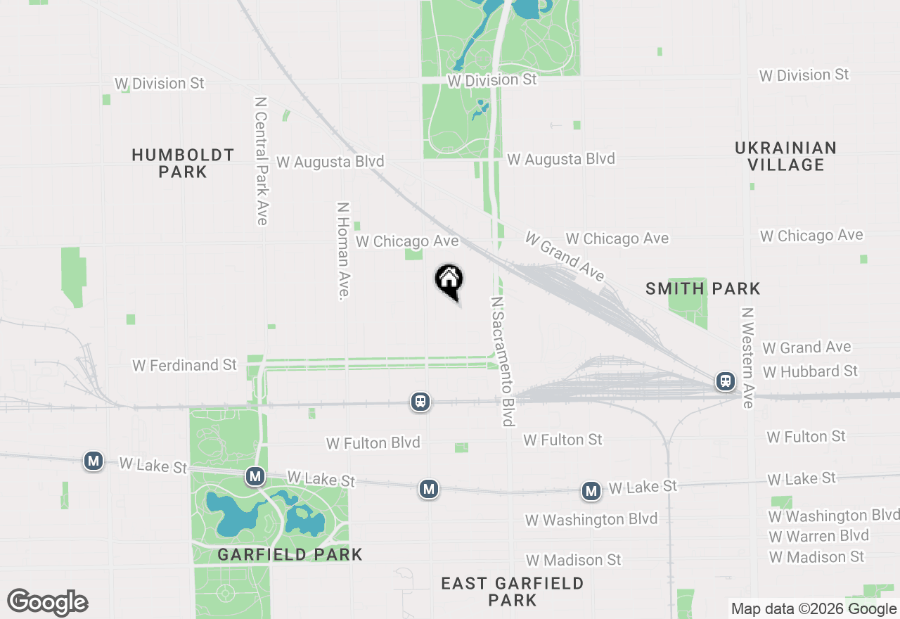 Map of 615 N Troy Street, Chicago, IL 60612