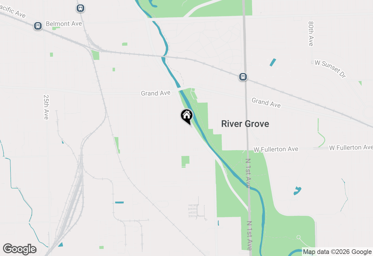 Map of 2524 Grove Street, River Grove, IL 60171