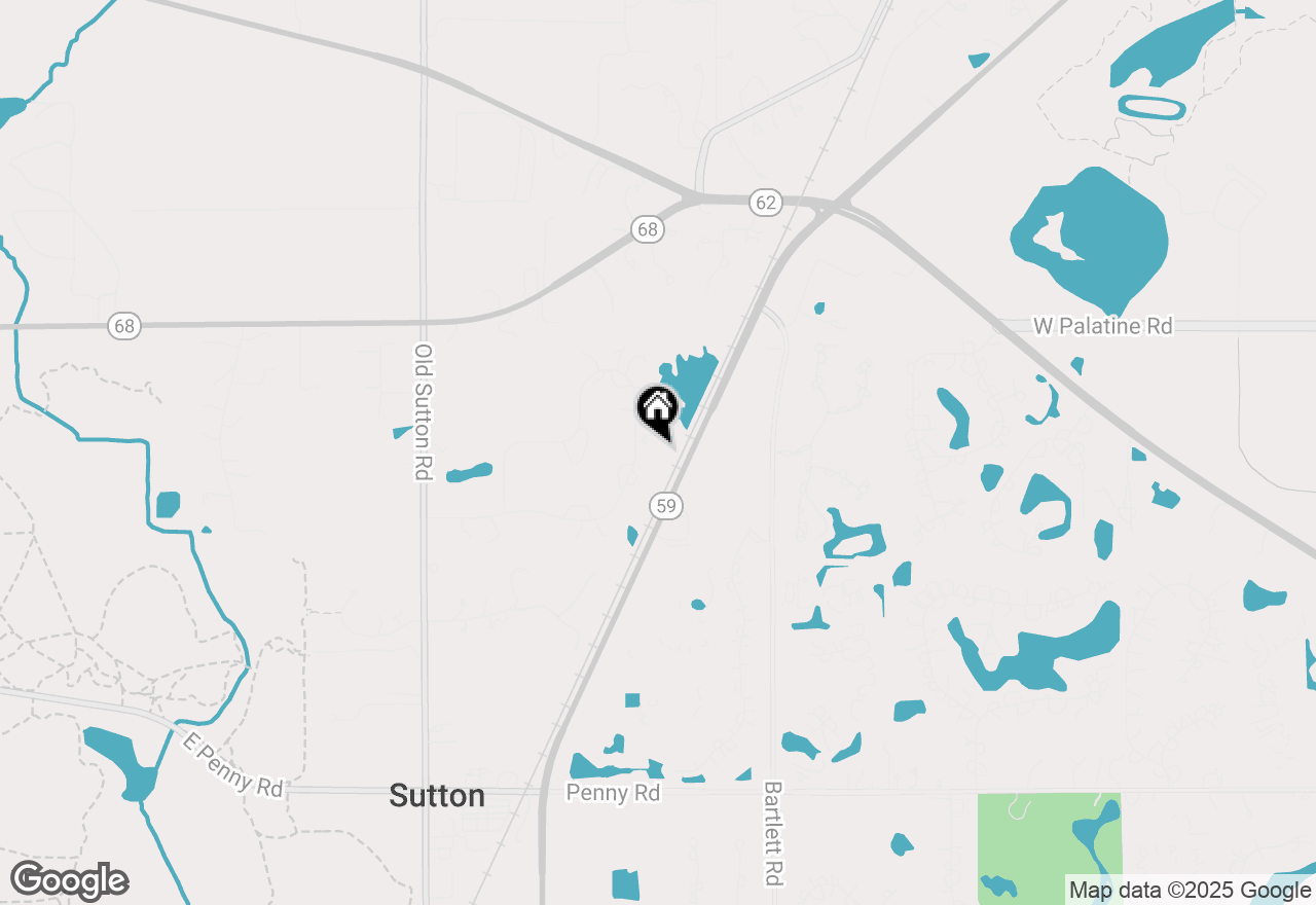 Map of 10 Creekside Lane, Barrington Hills, IL 60010