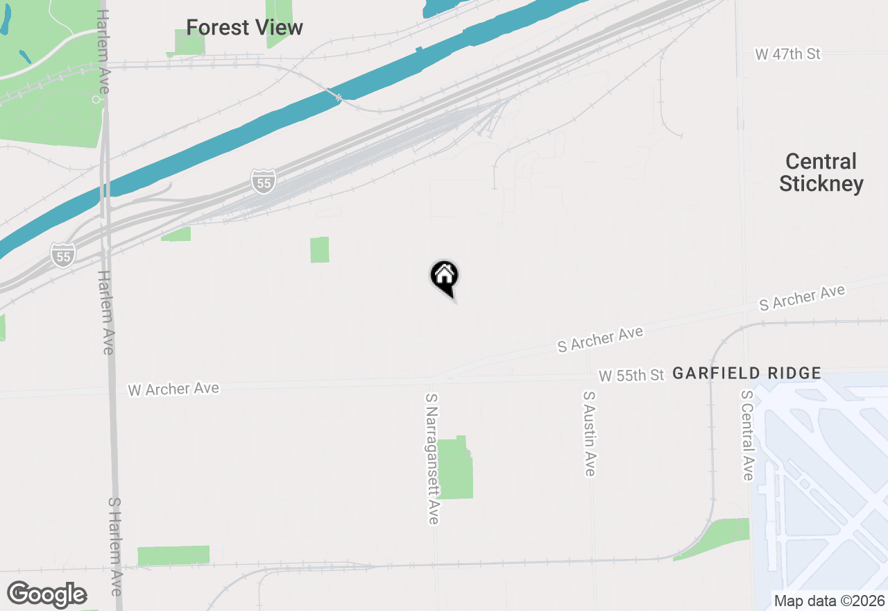 Map of 5304 S Mulligan Avenue, Chicago, IL 60638