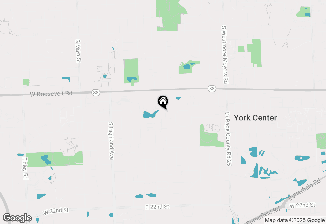 Map of 1s140 Pine Lane, Lombard, IL 60148