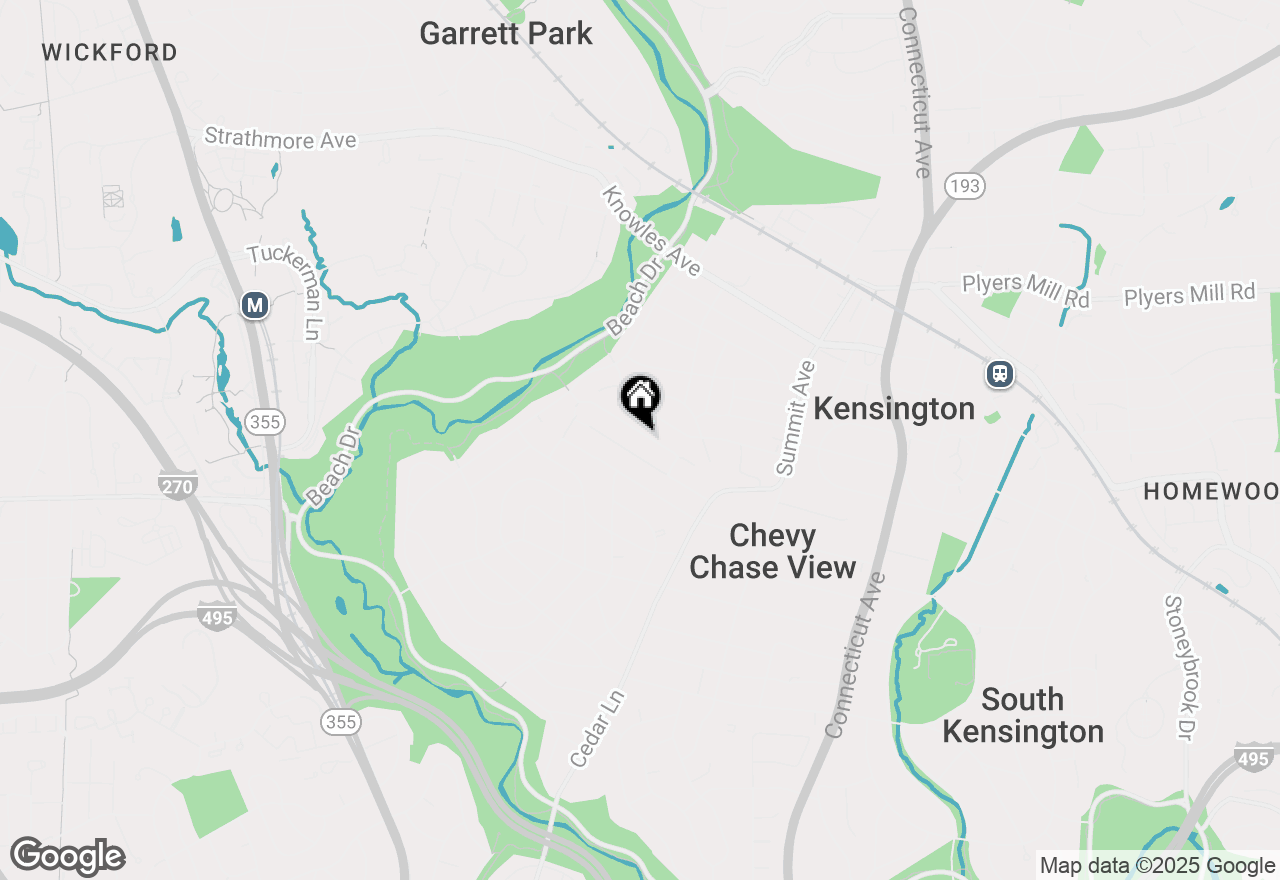 Map of 4414 Westbrook Lane, Kensington, MD 20895