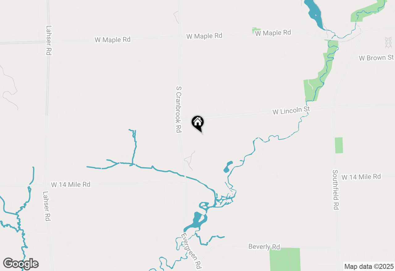 Map of 2330 Fairway Drive, Birmingham, MI 48009