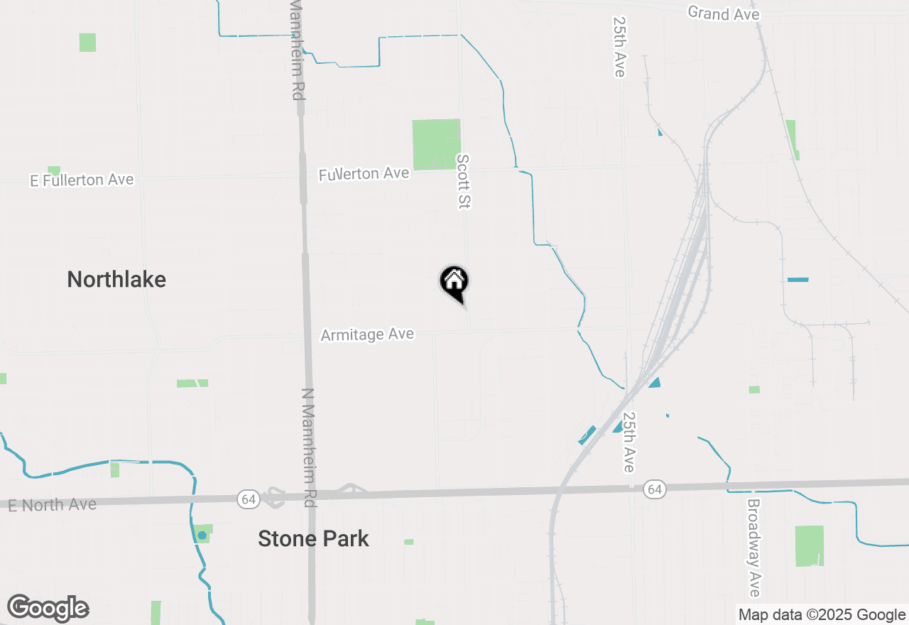 Map of 2029 Louis Street, Melrose Park, IL 60164