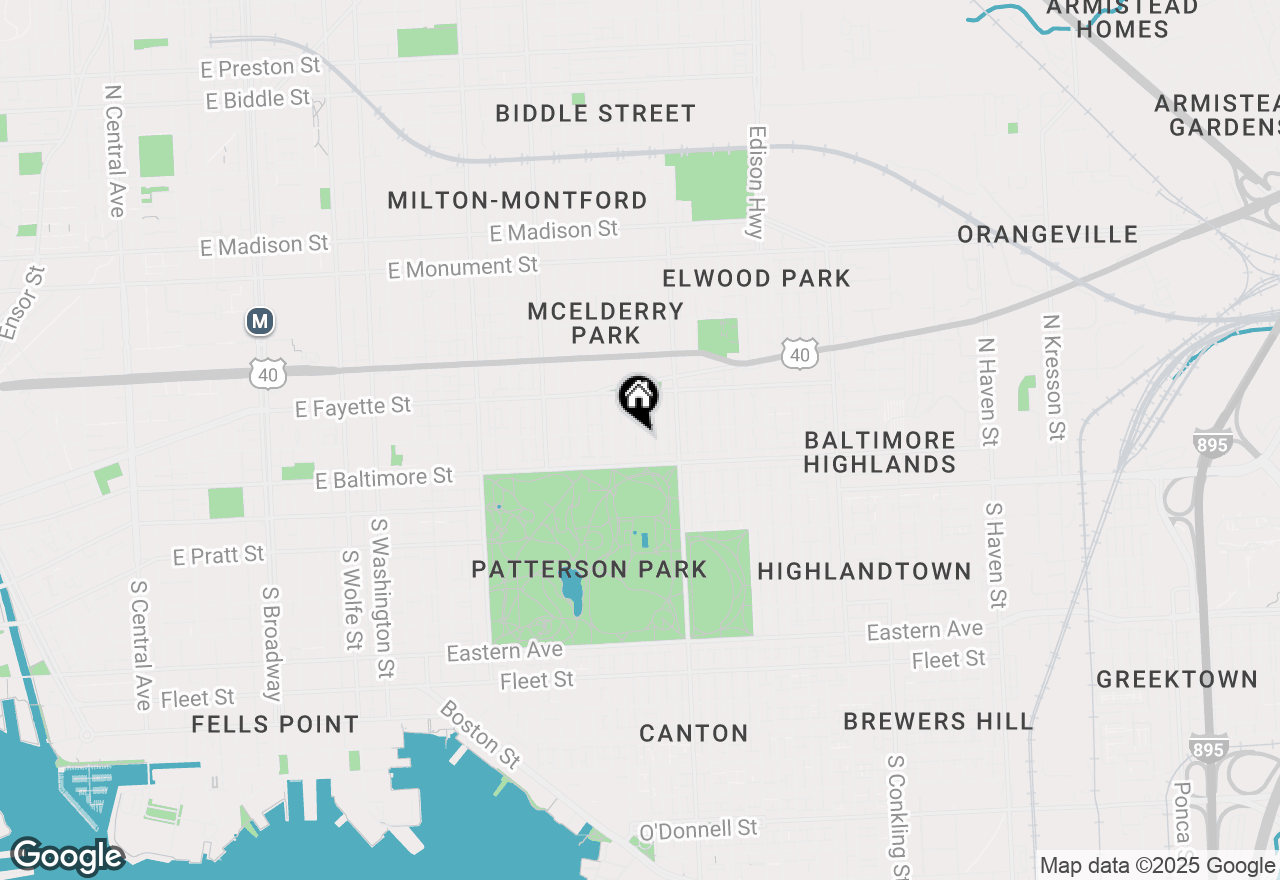 Map of 26 N Kenwood Avenue, Baltimore, MD 21224