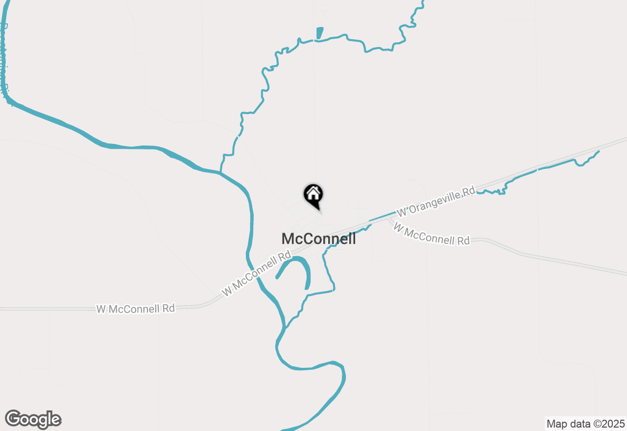 Map of 103 W Olive Street, Mcconnell, IL 61050