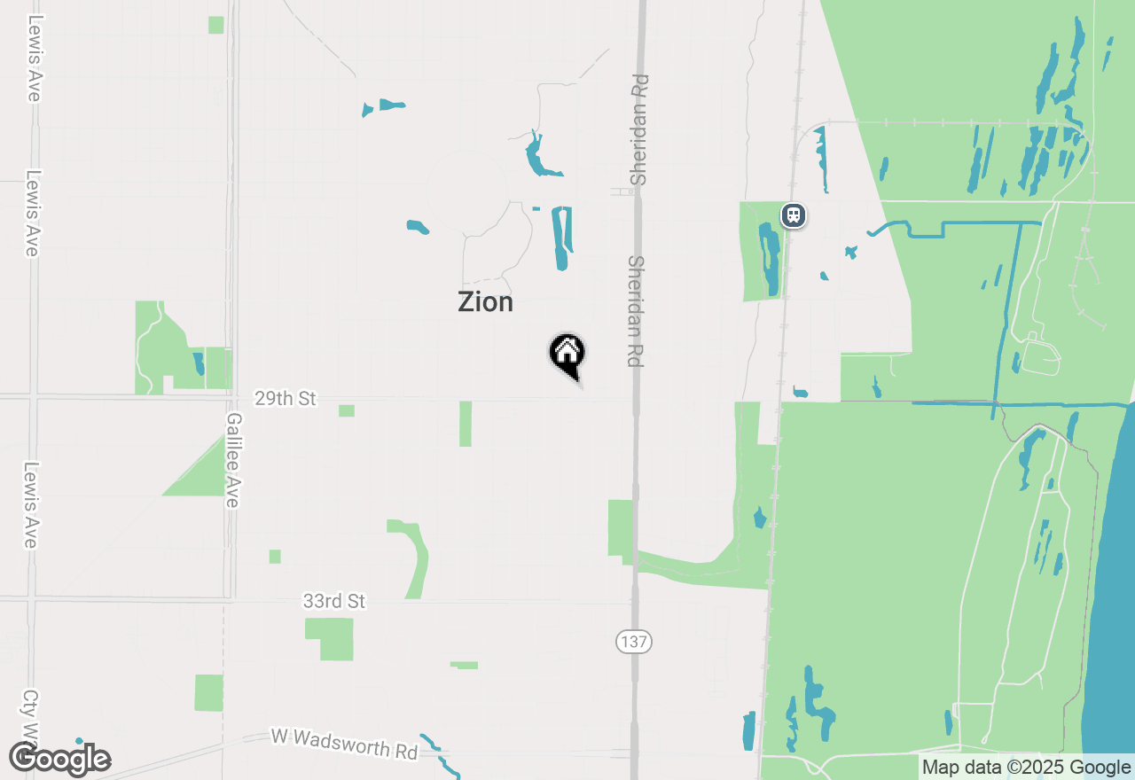 Map of 2818 Emmaus Avenue, Zion, IL 60099