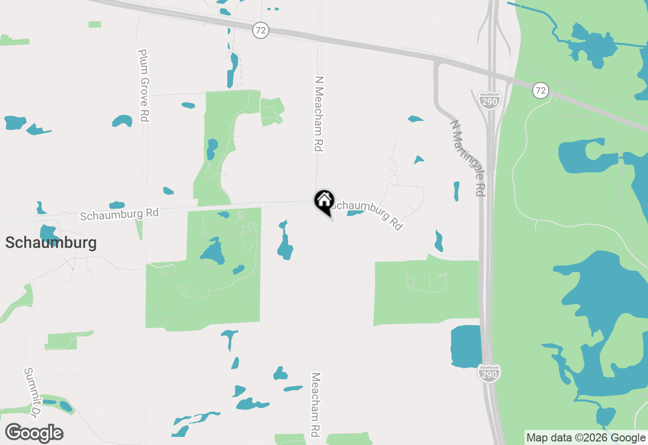 Map of 42 Egg Harbour Court #42, Schaumburg, IL 60173
