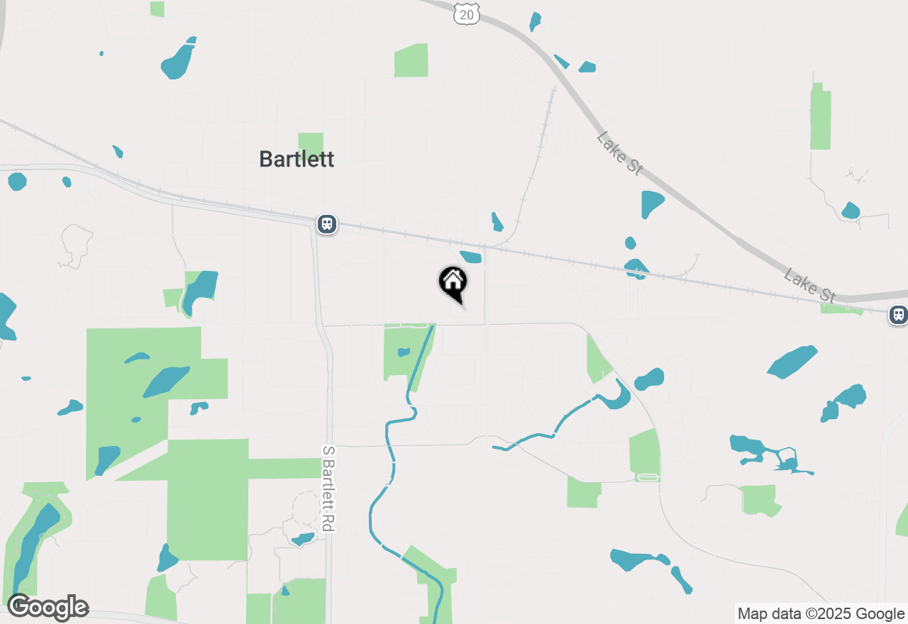 Map of 382 Broadmoor Lane, Bartlett, IL 60103