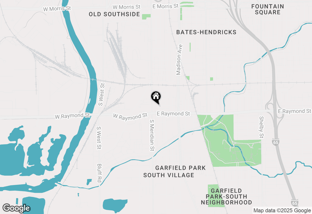 Map of 19 E Regent Street, Indianapolis, IN 46225