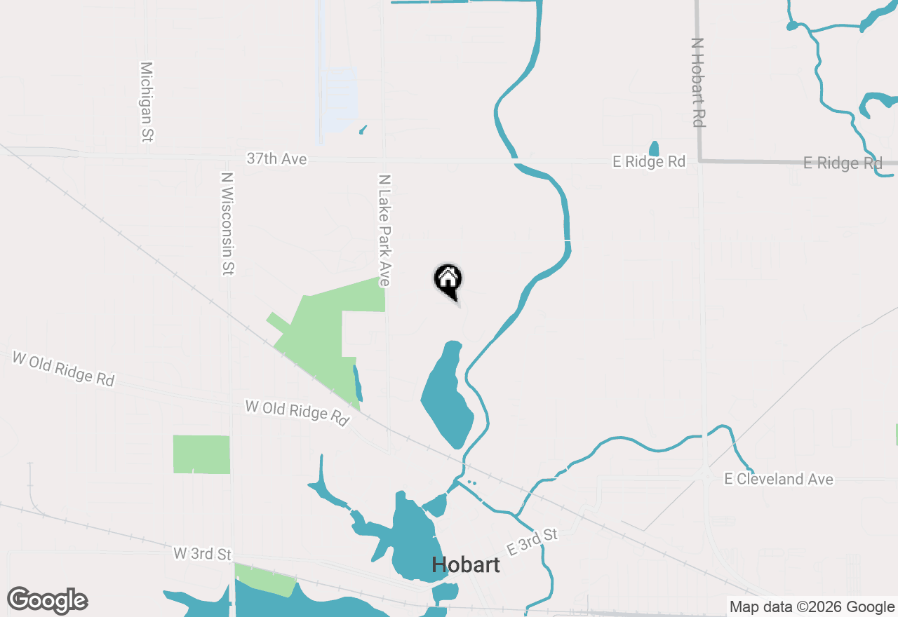 Map of 347 Fox Trail Court, Hobart, IN 46342