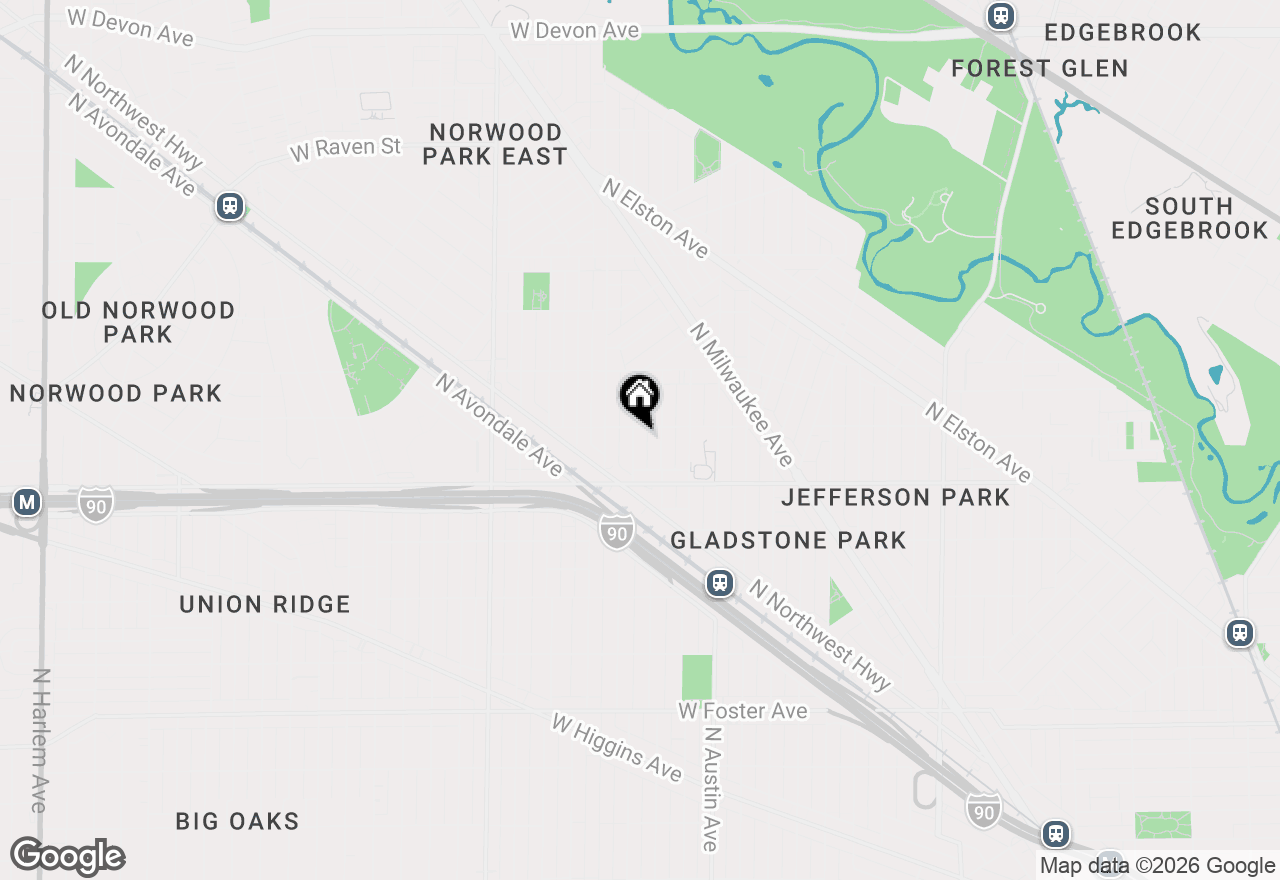 Map of 5649 N Moody Avenue, Chicago, IL 60646