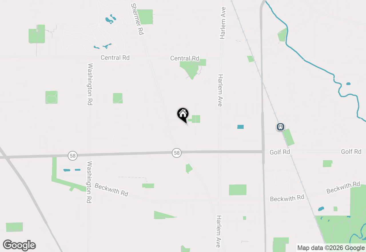 Map of 131 Montgomery Lane, Glenview, IL 60025