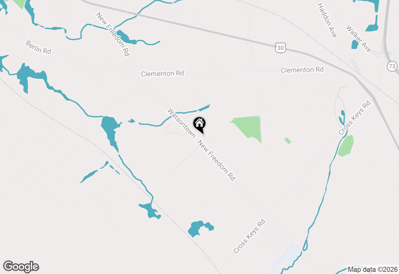 Map of 10 Mason Drive., Berlin, NJ 08009