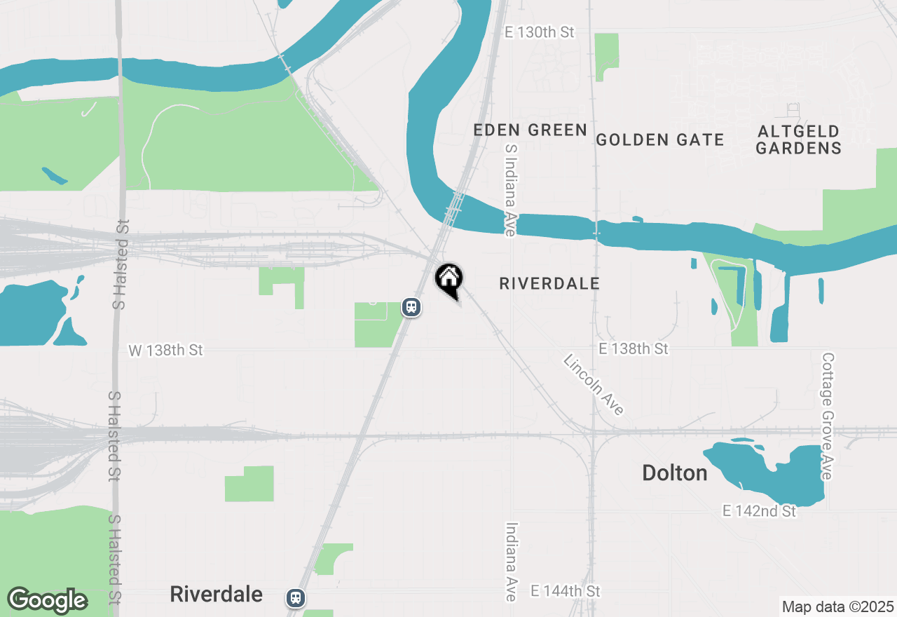 Map of 16 E 137th Street, Riverdale, IL 60827