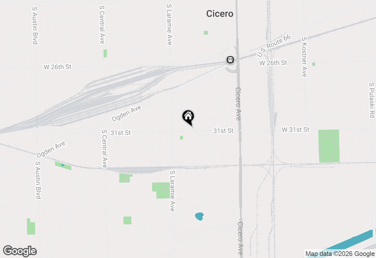 Map of 5052 W 31st Street, Cicero, IL 60804