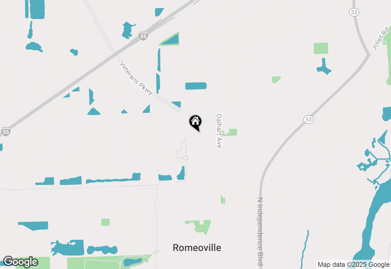 Map of 753 Rogers Road, Romeoville, IL 60446
