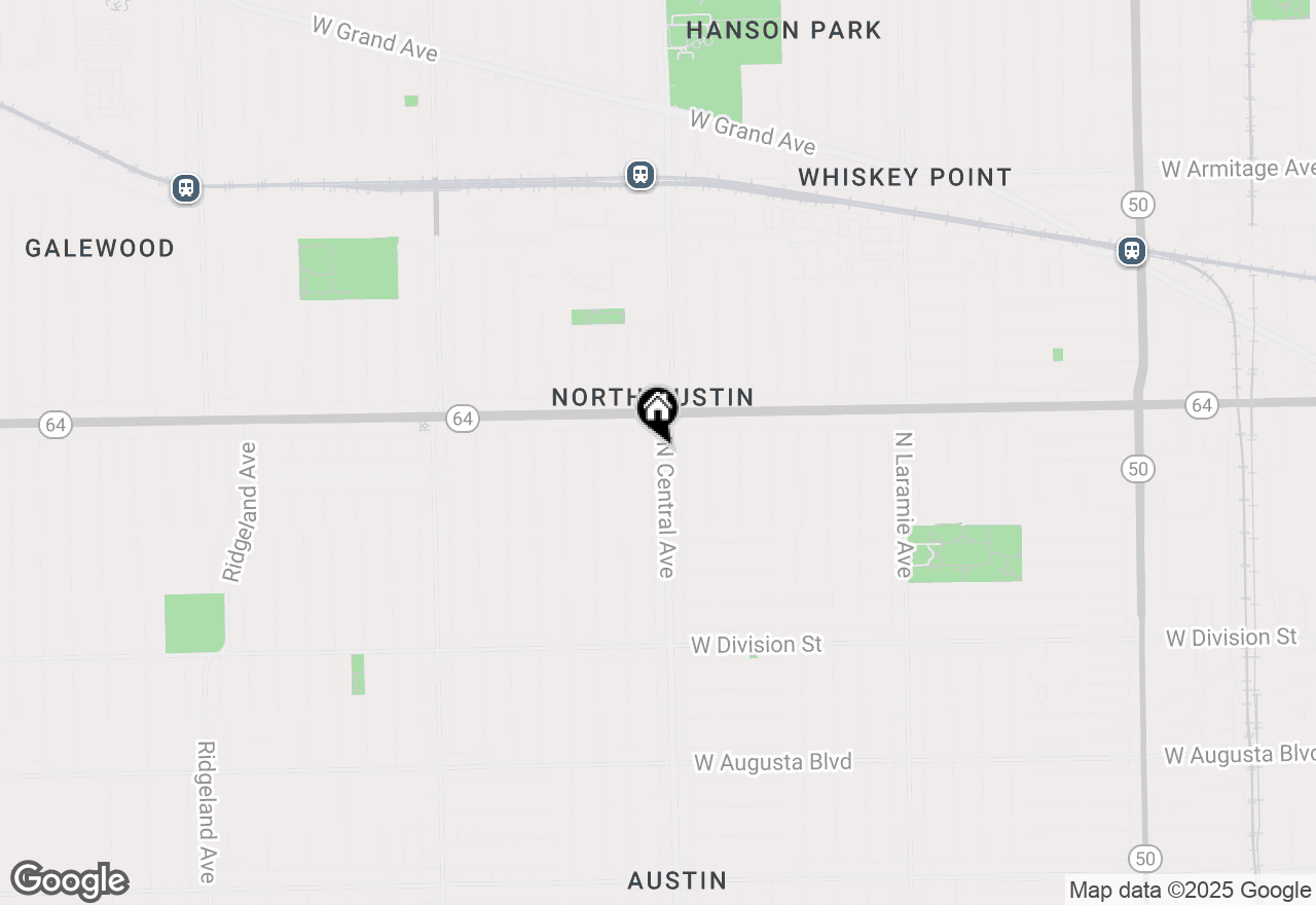 Map of 1516 N Central Avenue, Chicago, IL 60651