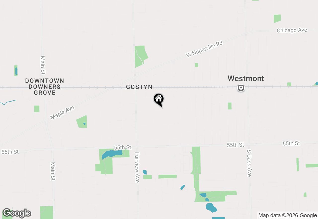 Map of 228 4th Street, Downers Grove, IL 60515