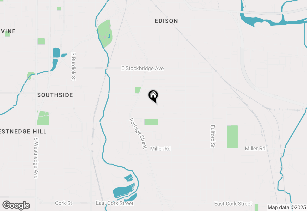 Map of 905 Lane Boulevard, Kalamazoo, MI 49001