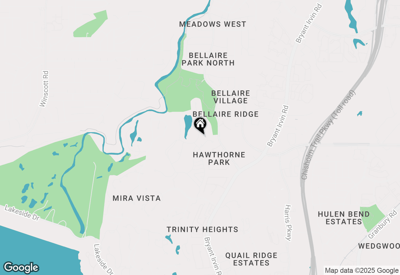 Map of 5909 Forest Highlands Drive, Fort Worth, TX 76132