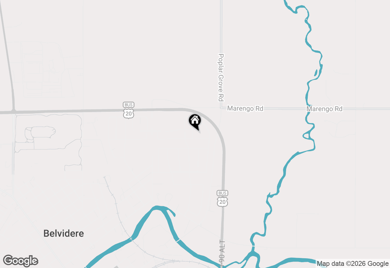 Map of 803 Nancys Lane, Belvidere, IL 61008