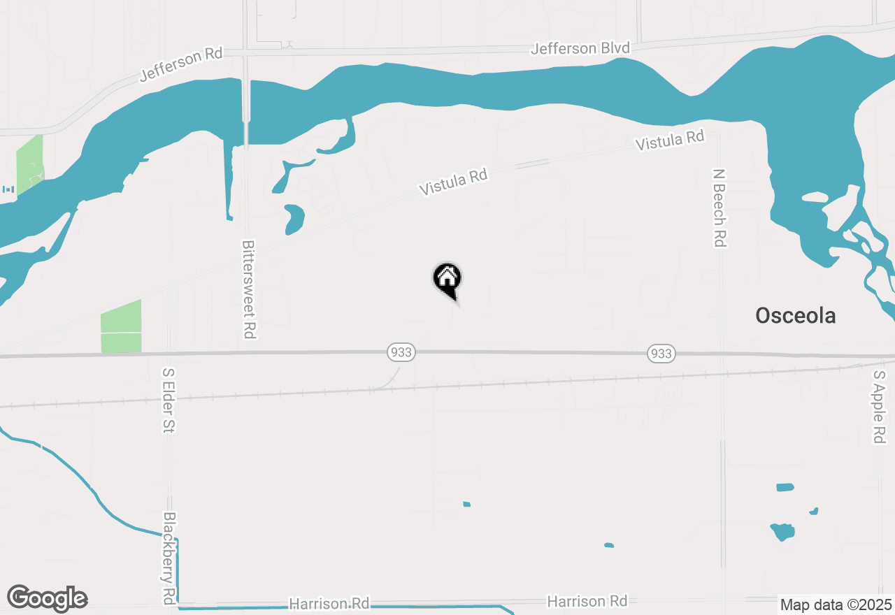 Map of 57074 Guernsey Avenue, Osceola, IN 46561