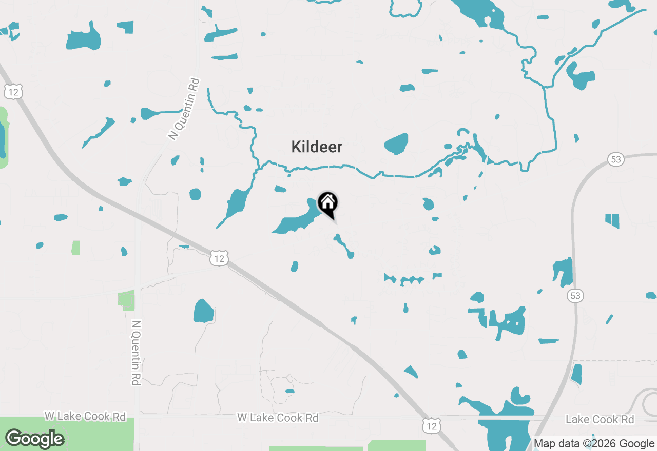 Map of 20842 N Heather Court, Kildeer, IL 60047